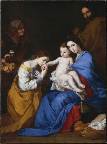 Jose de Ribera Mystische Hochzeit der Hl. Katharina von Alexandrien, Desposorios misticos de Santa Catalina de Alejandria. oil painting image